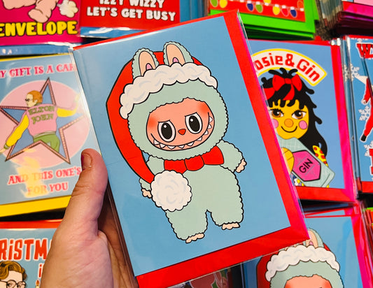 Cute Monster Christmas card
