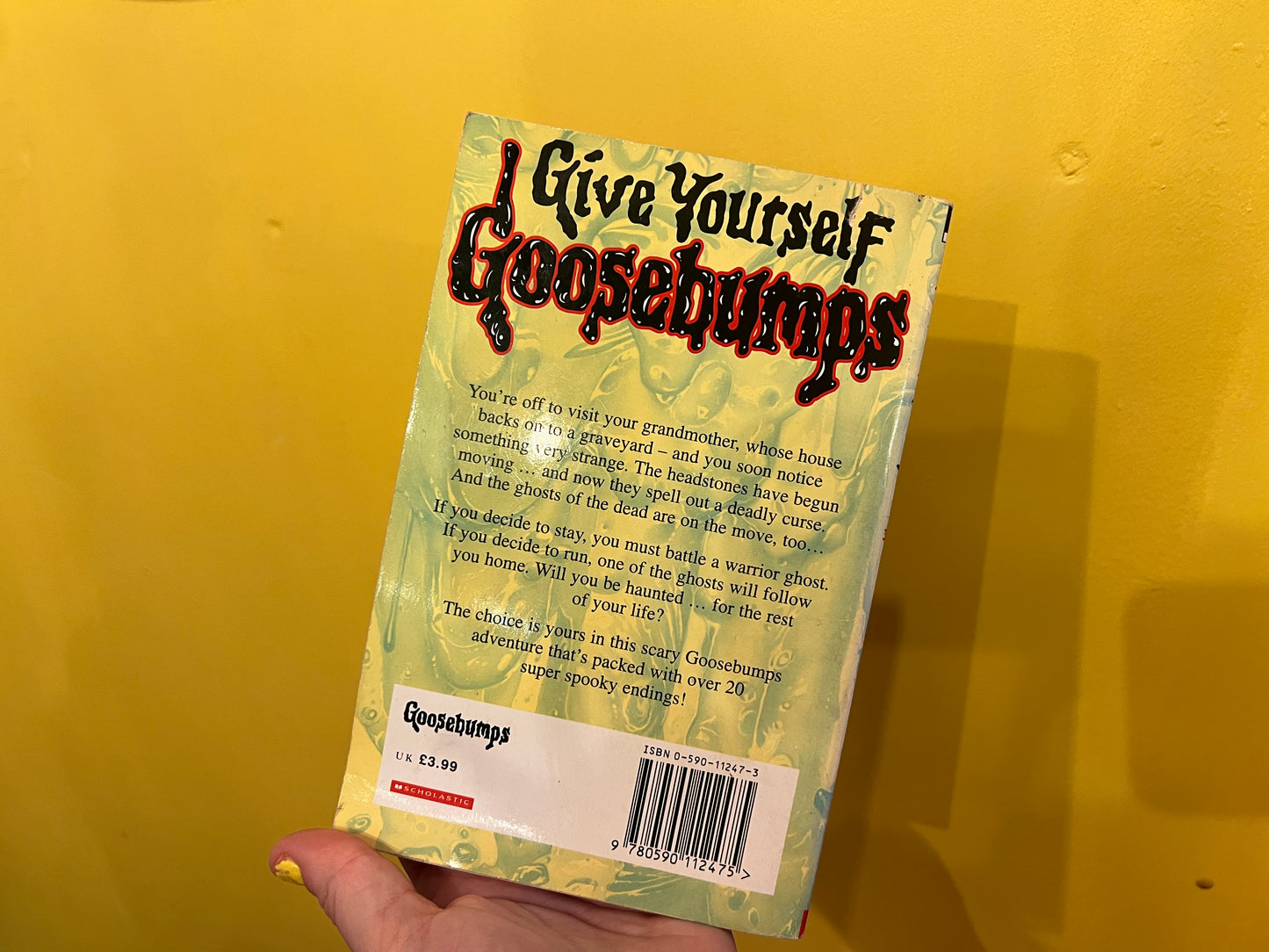 Goosebumps Curse of the Creeping Coffin - chose your own scare book