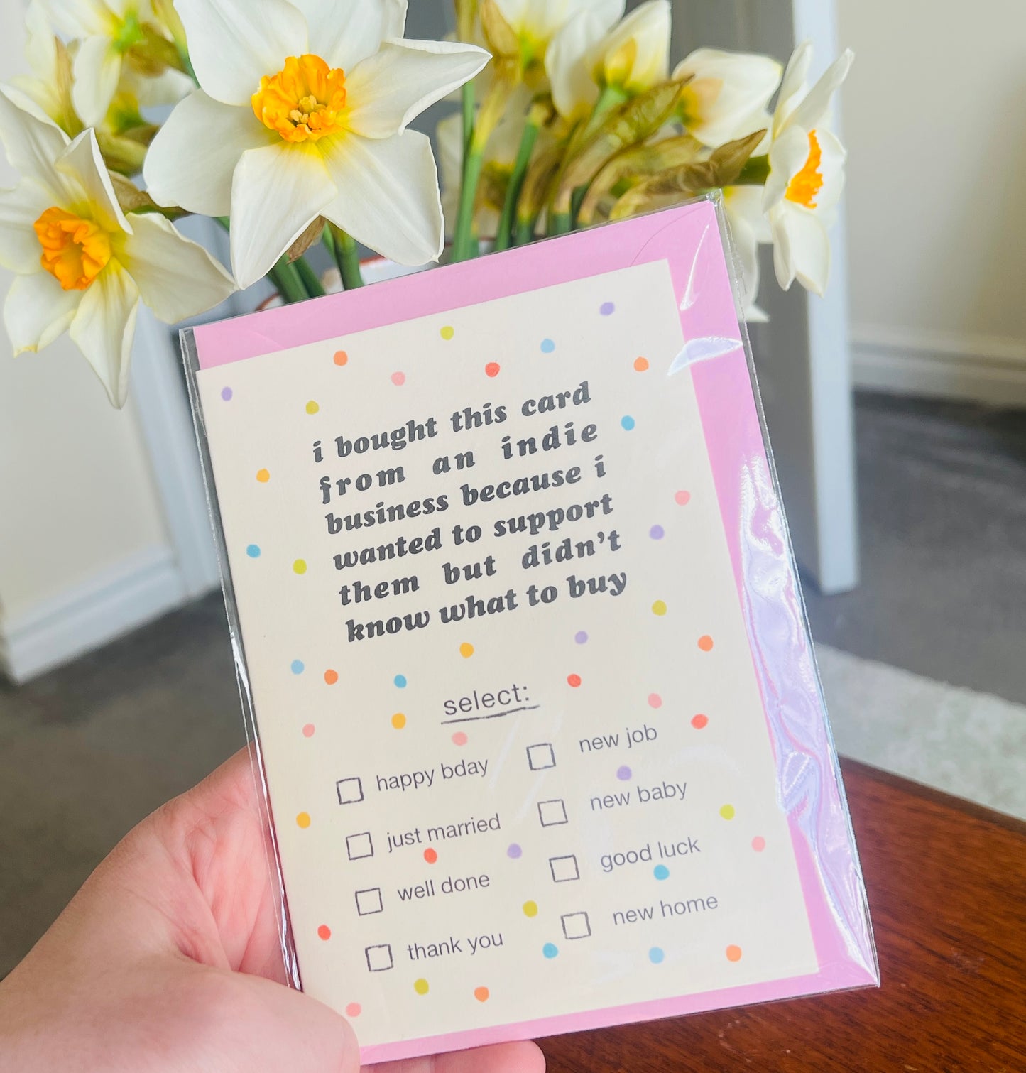 Indie Buiz Greetings Card
