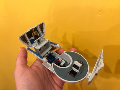 1995 U.S.S Hood Star Trek Playmates set with Riker & Geordi La Forge figure