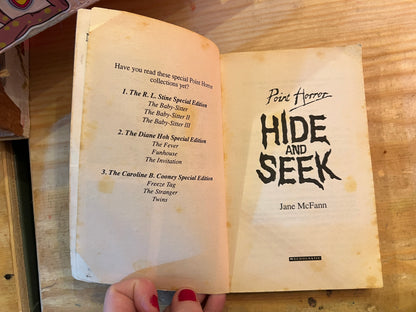 Point Horror Hide And Seek book