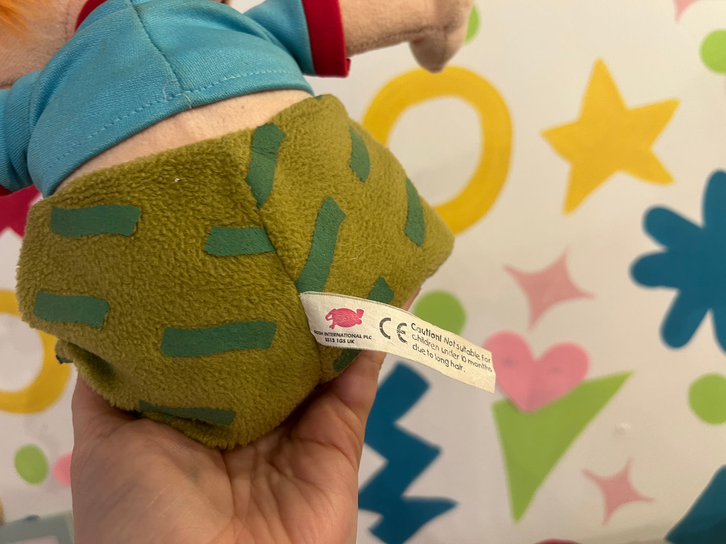 2001 Chuckie from Rugrats plush doll