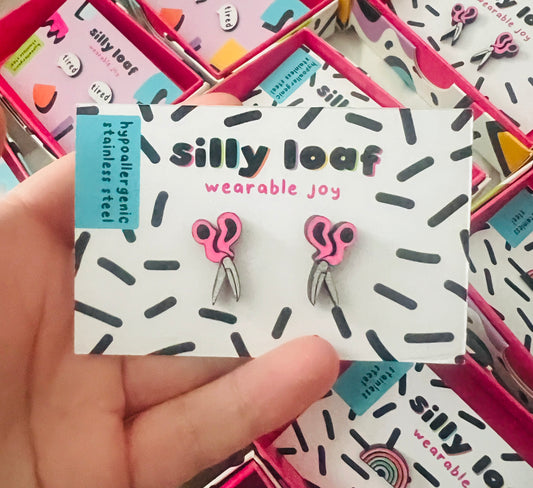 Scissor Stud Earrings