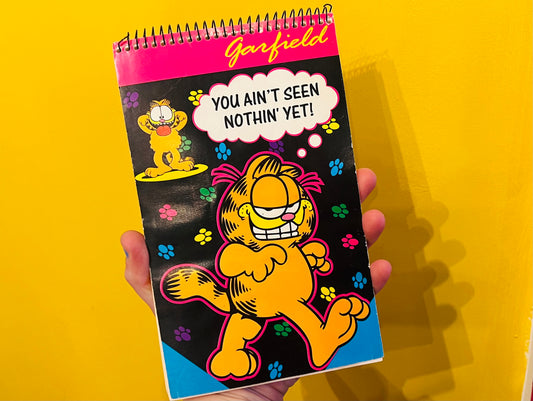 Vintage Garfield lined notepad