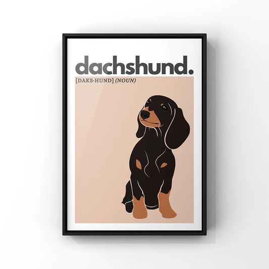 Dachsund A5 Print