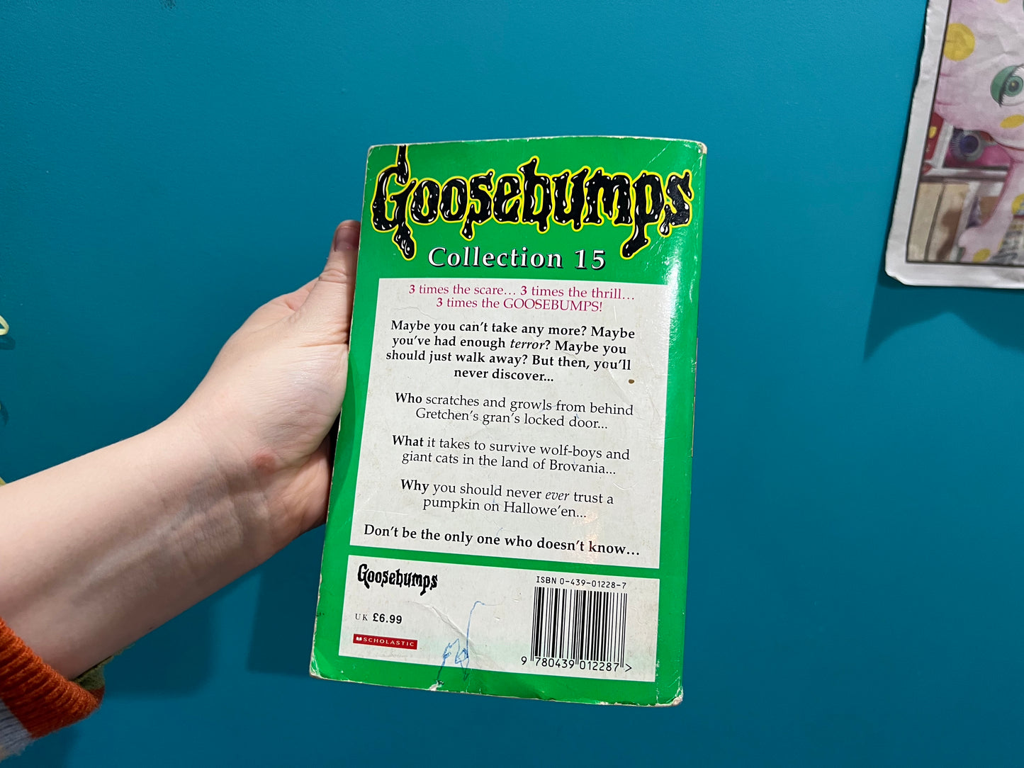 Collection 15 (3 books in 1) Goosebumps book