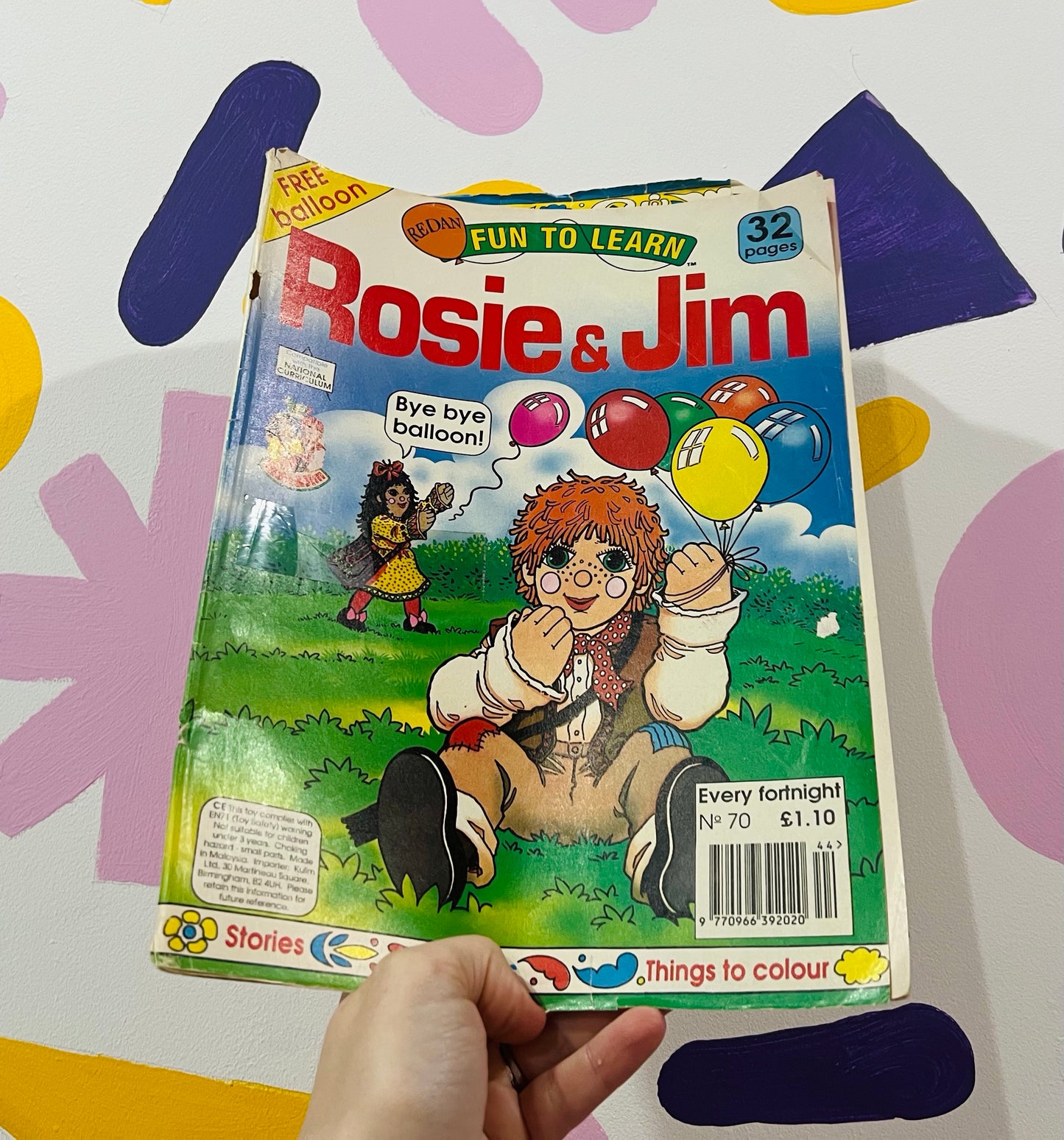 Rosie and Jim vintage 1990’s comics