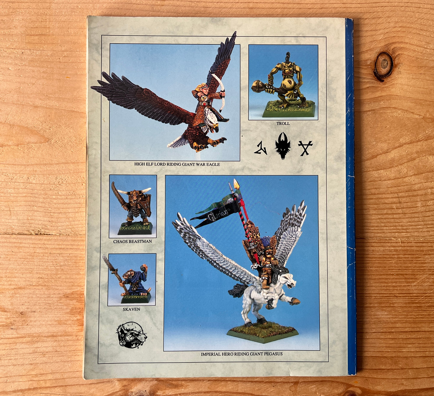 1992 Warhammer Battle Bestiary book by Games Workshop