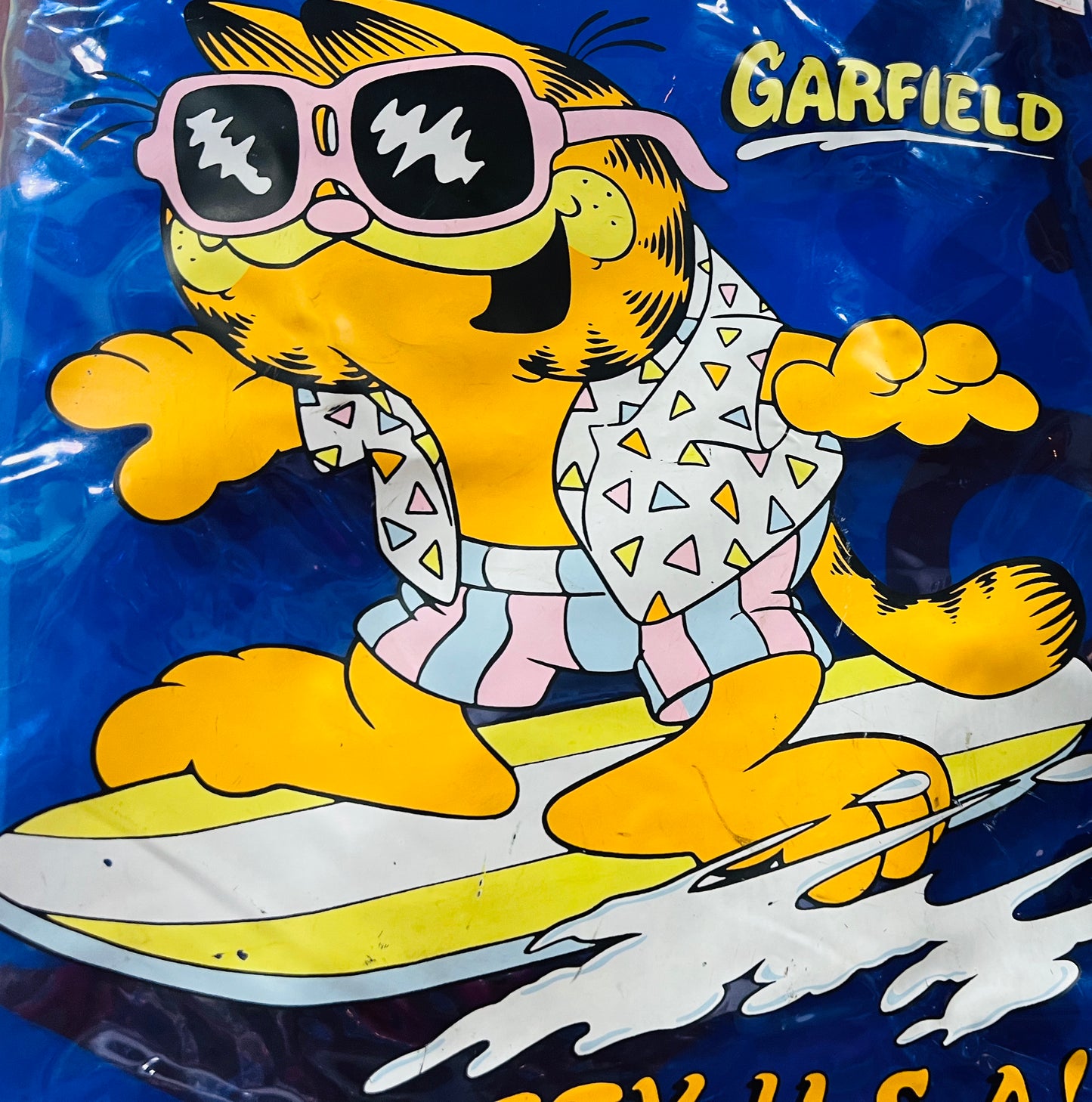 Rare vintage Garfield 1978 Swimming Kit Bag