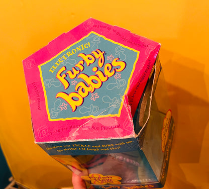 1999 Boxed Baby Blue Furby Baby - Working with voice!