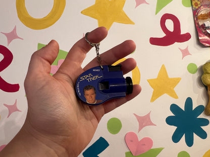 1993 Star Trek click viewer keyring- William Shatner