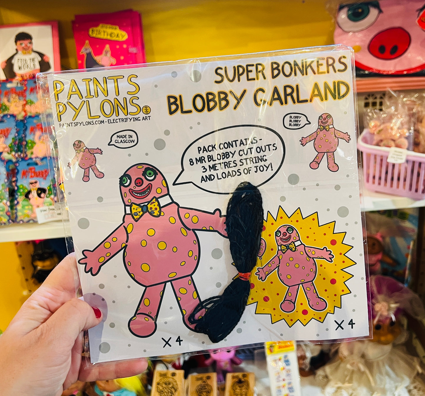 Super Bonkers Blobby Party Garland