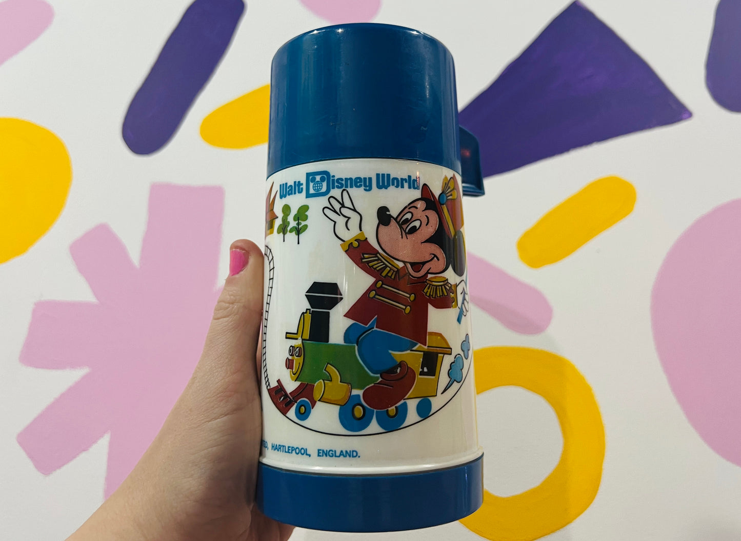 Vintage Mickey Mouse Disney World flask