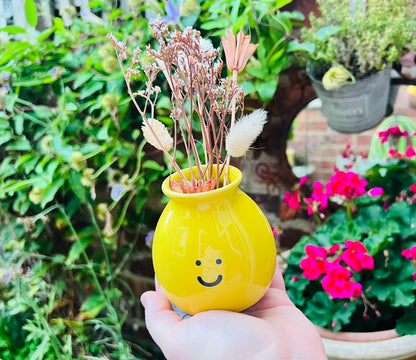 Mini Happy ceramic vase