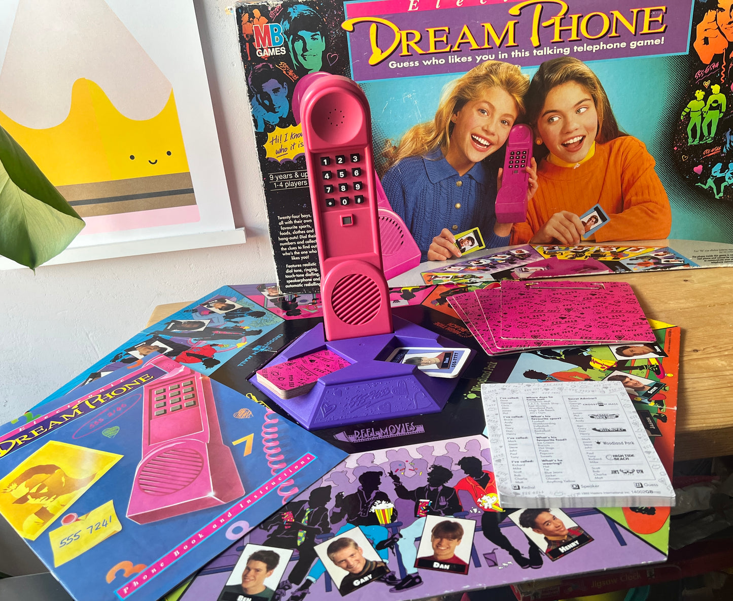 1992 Dream Phone board game - complete and working!