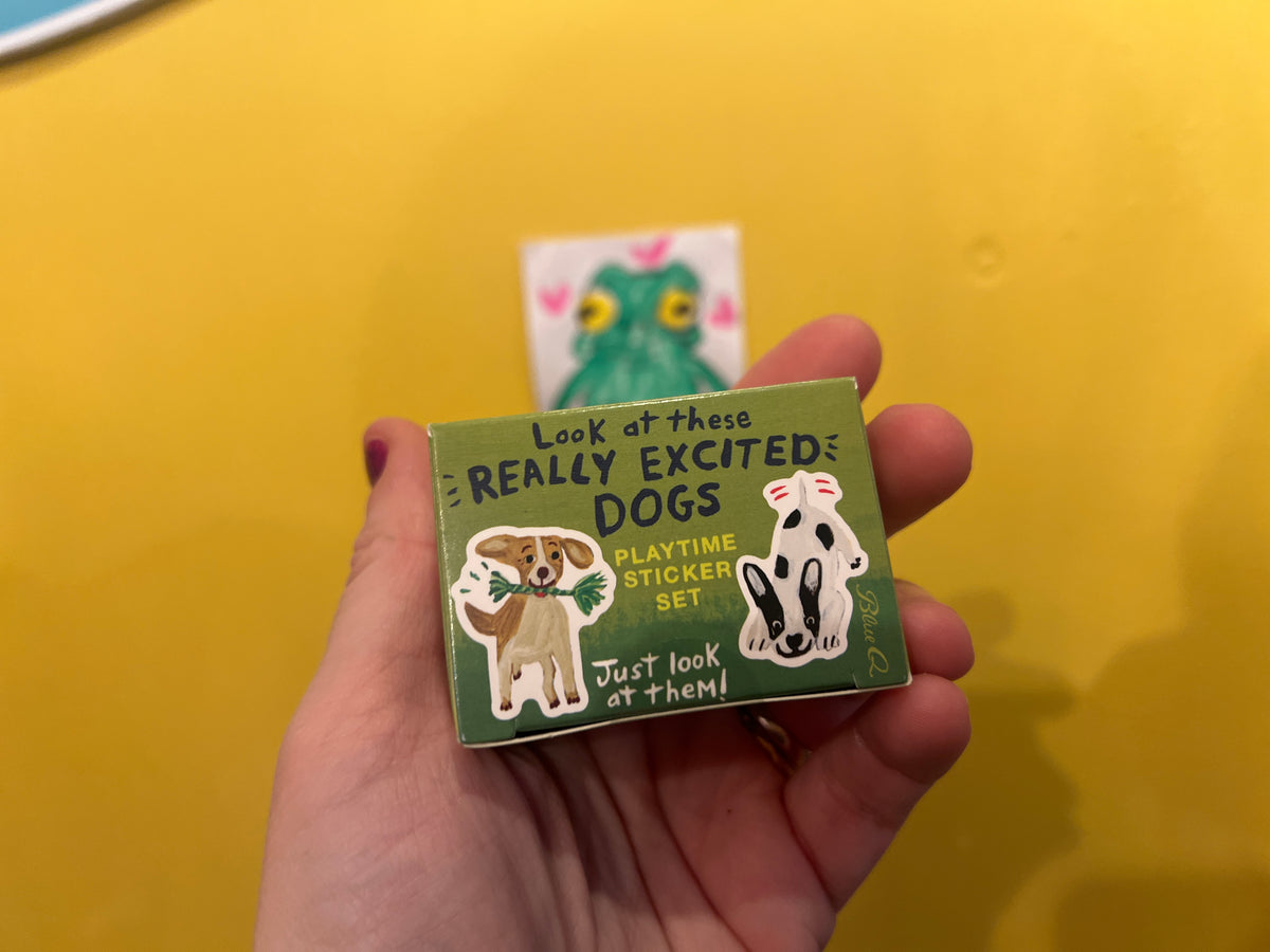 Excited Dogs Playtime Sticker set