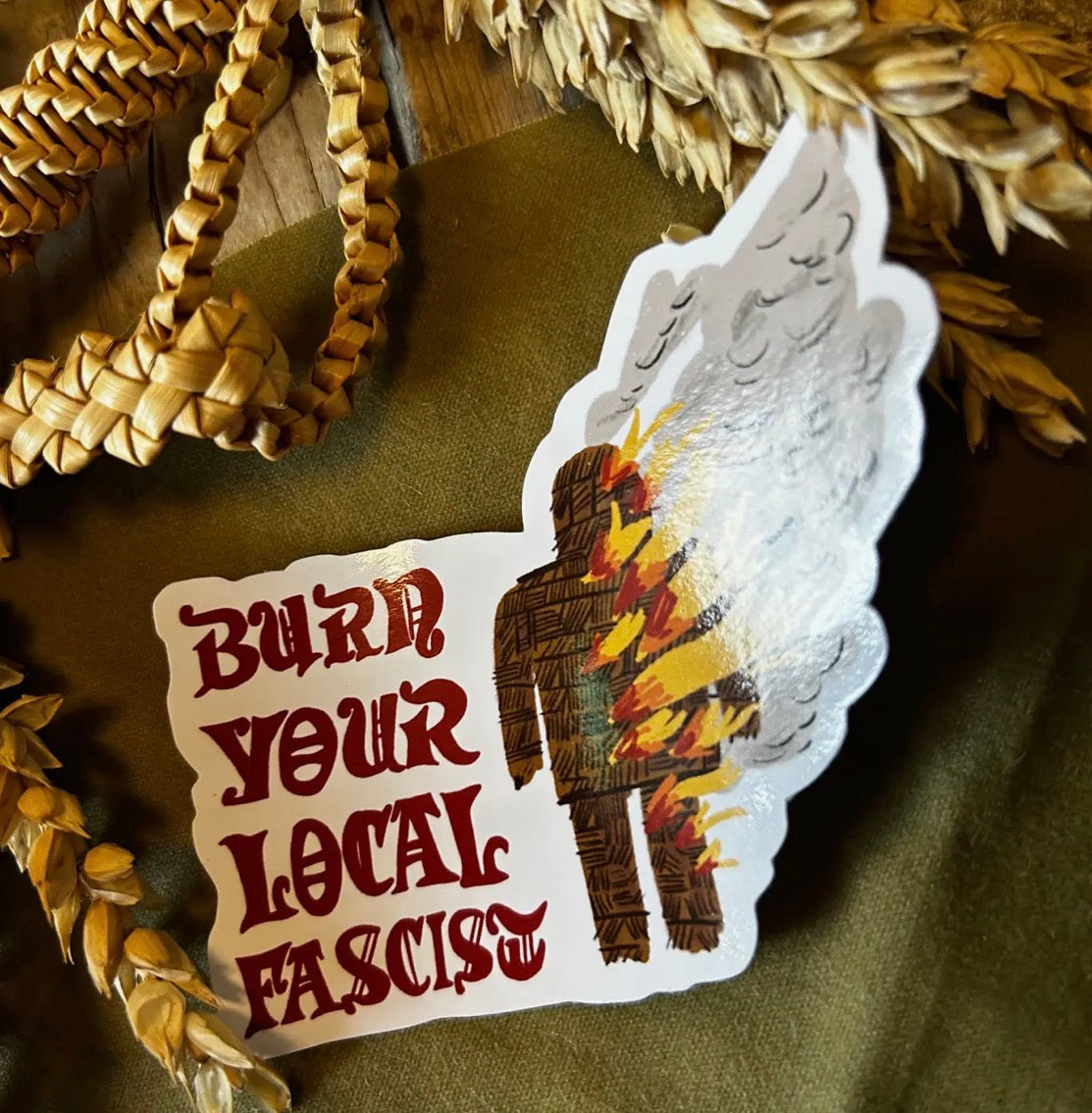 Burn Your Local sticker