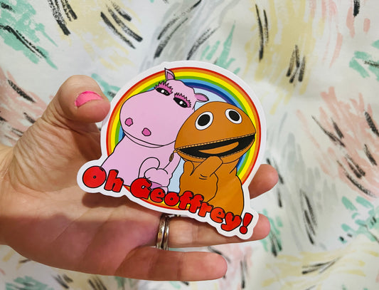 Rainbow Children Tv Vinyl Sticker