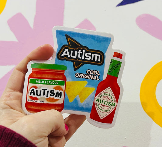 Autism flavours Vinyl Sticker