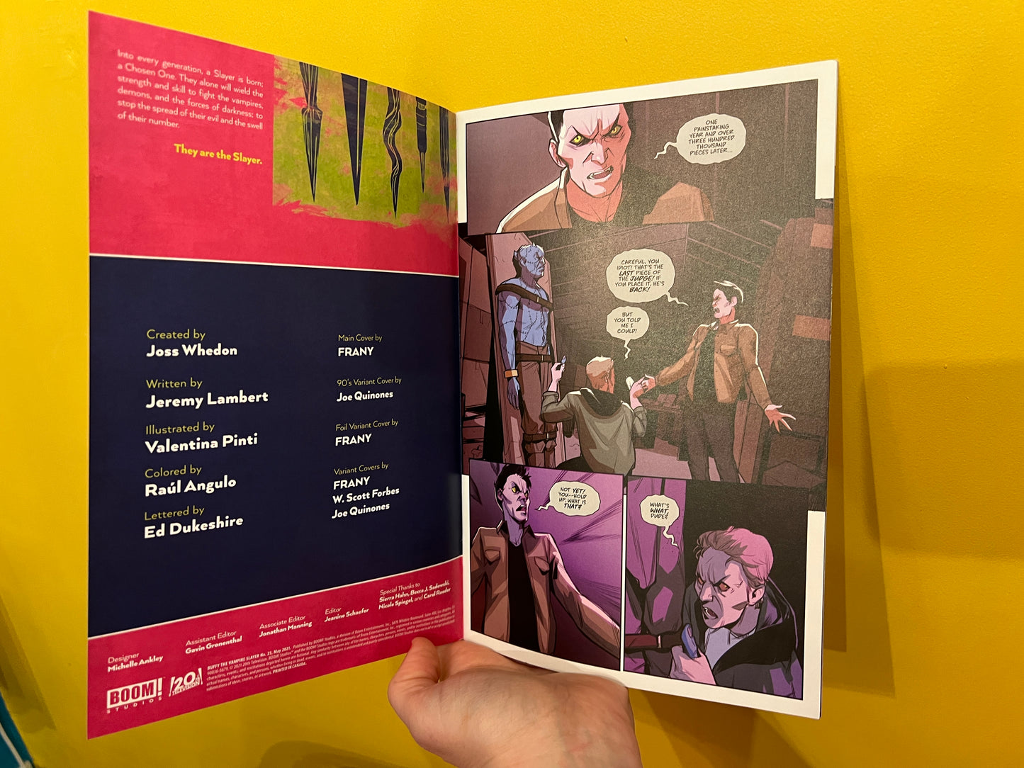 # 25 Buffy the Vampire Slayer Comic book