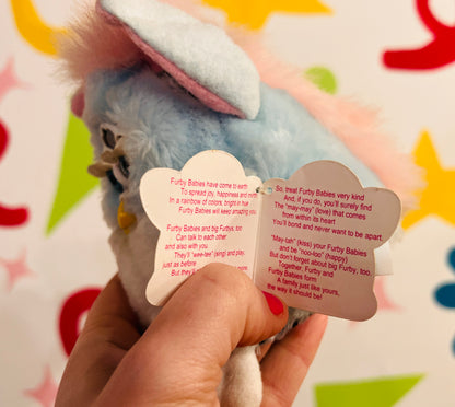 1999 Boxed Baby Blue Furby Baby - Working with voice!
