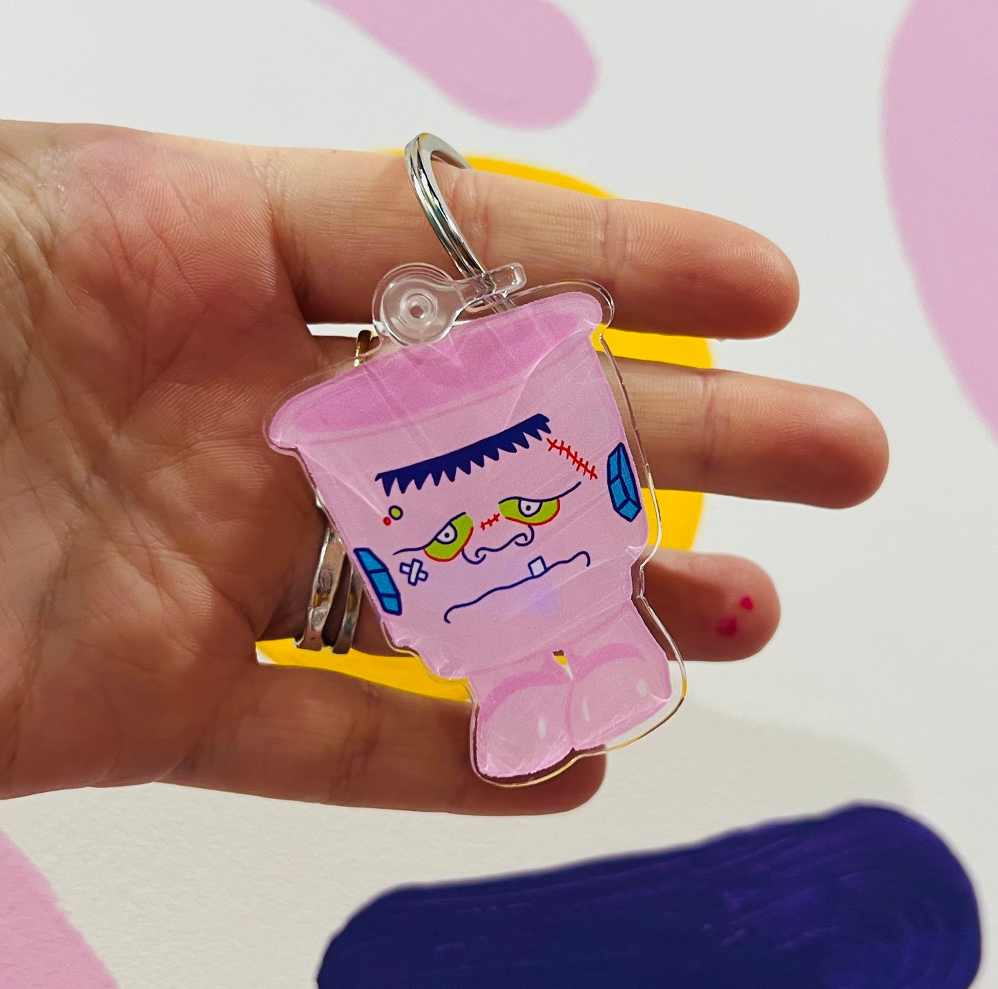 Fiendish Feet inspired acrylic keyrings