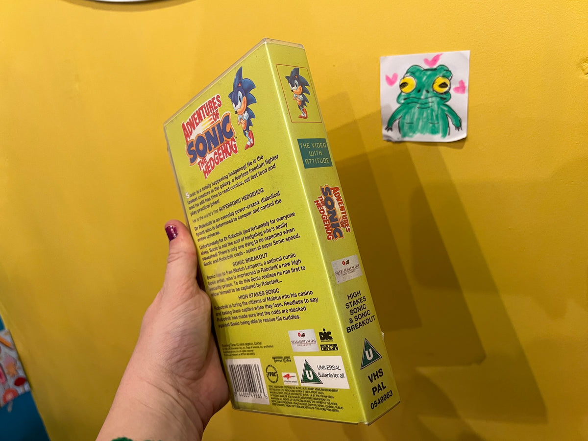 1993 Adventures of Sonic the Hedgehog VHS PAL Working