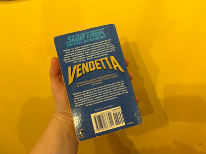 Vintage Star Trek The Next Generation book - Vendetta