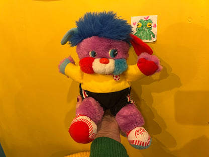 1986 Big Kick Popples football plush