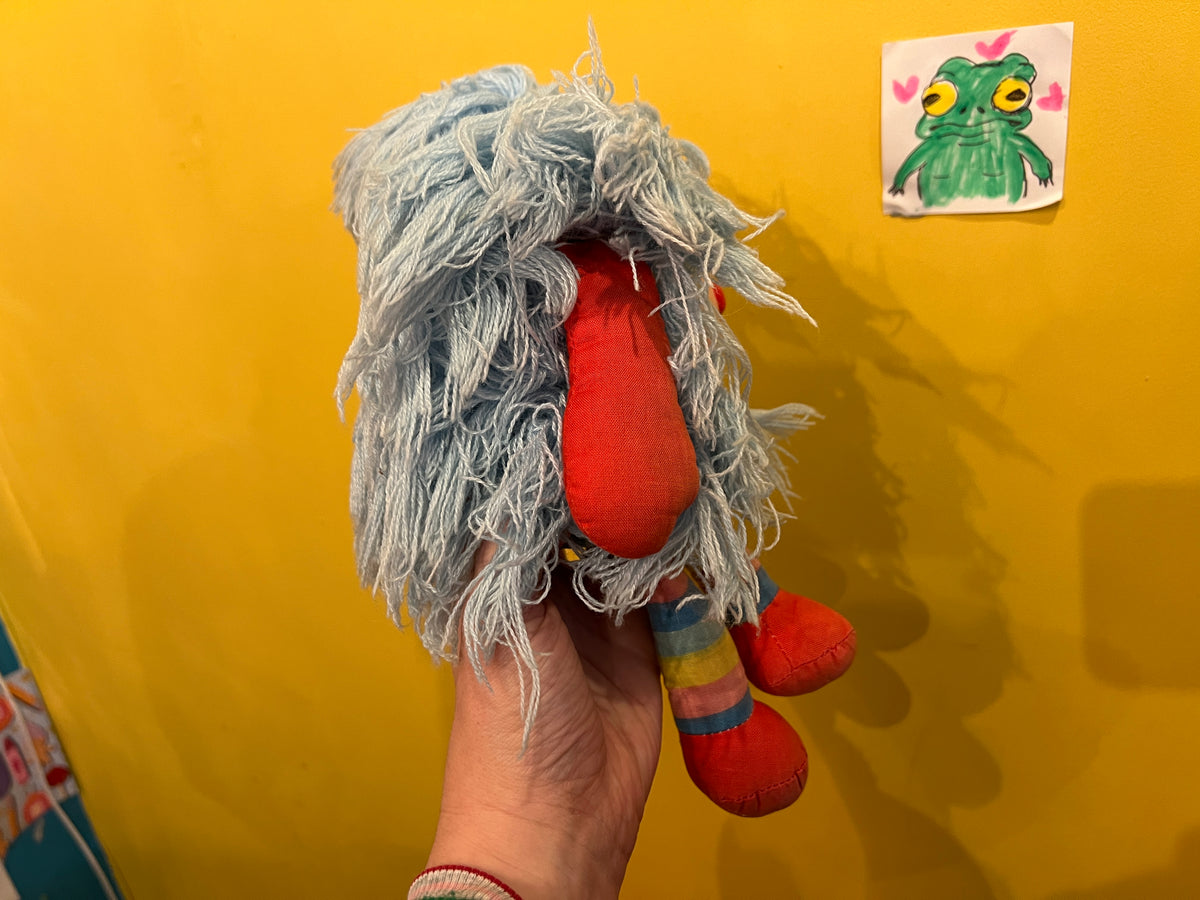 Vintage 1983 Rainbow Brite Blue Sprite plush