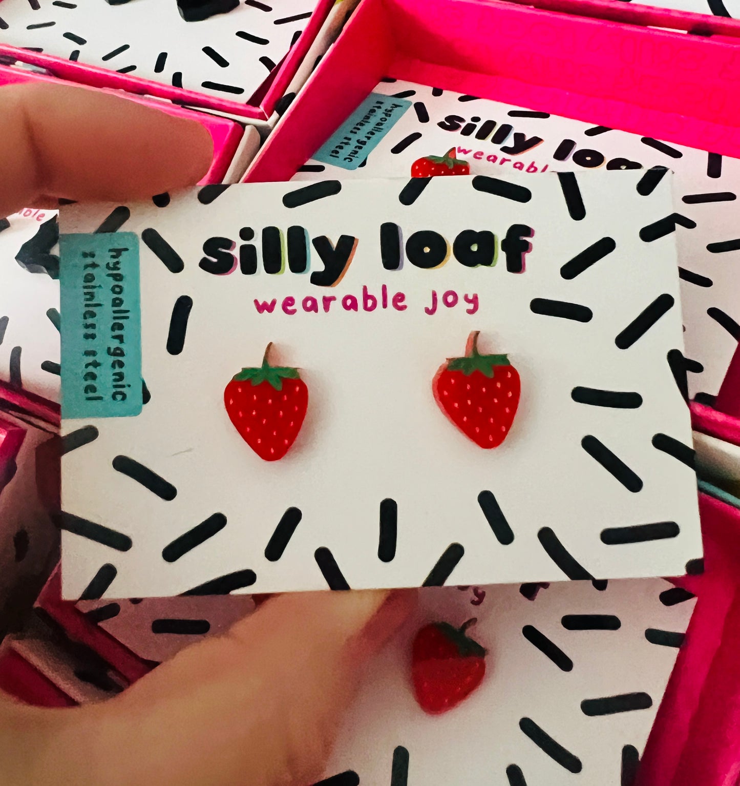 Strawberry Stud Earrings