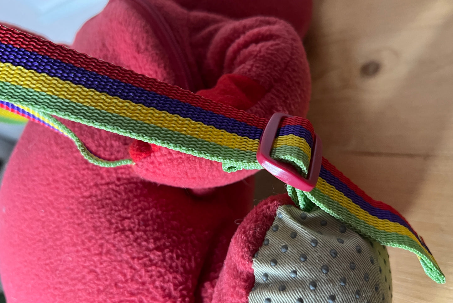 1996 Original Teletubby Po backpack