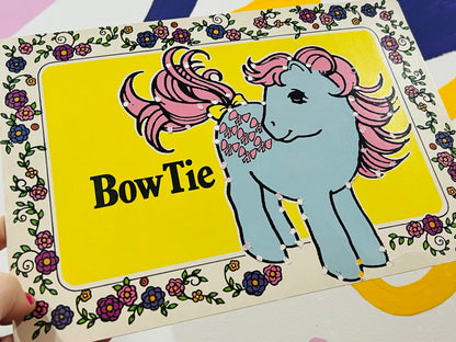 My Little Pony 1983 Sewing Card Set