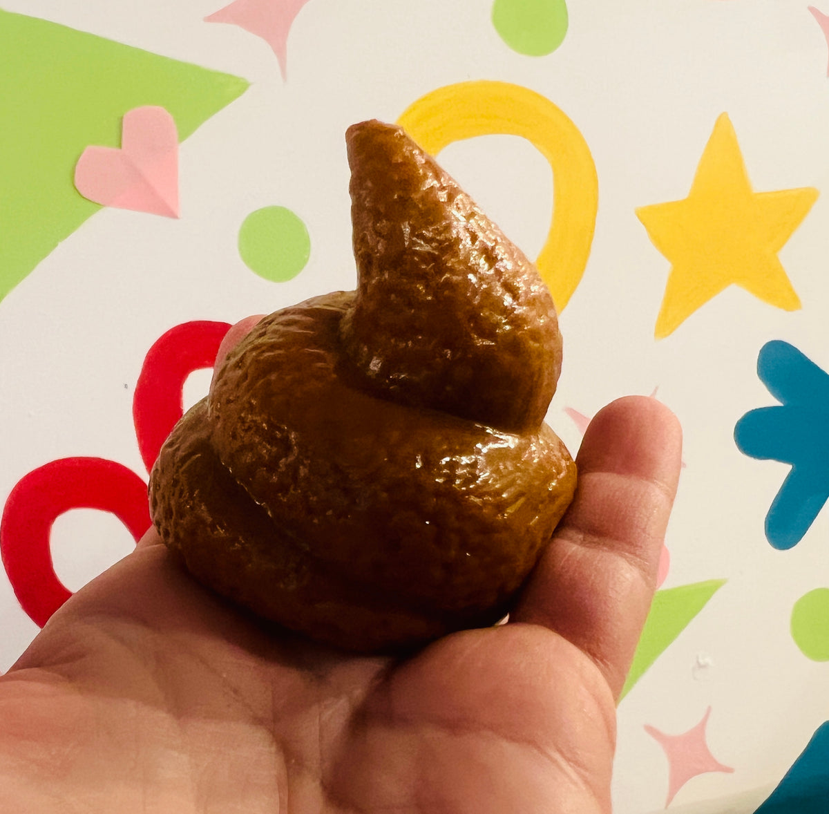 Poo squishy stress toy