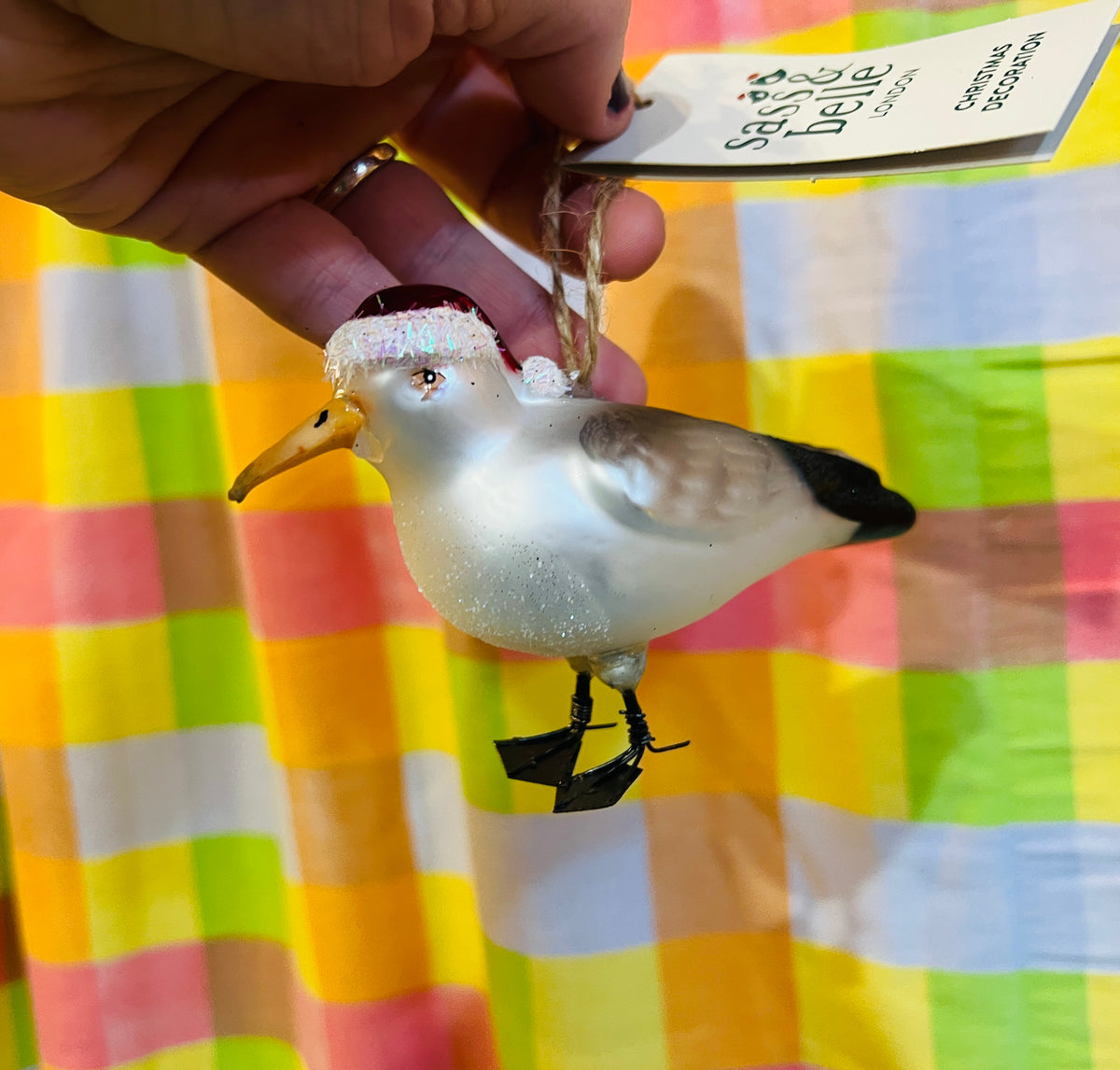 Seagull Christmas decoration