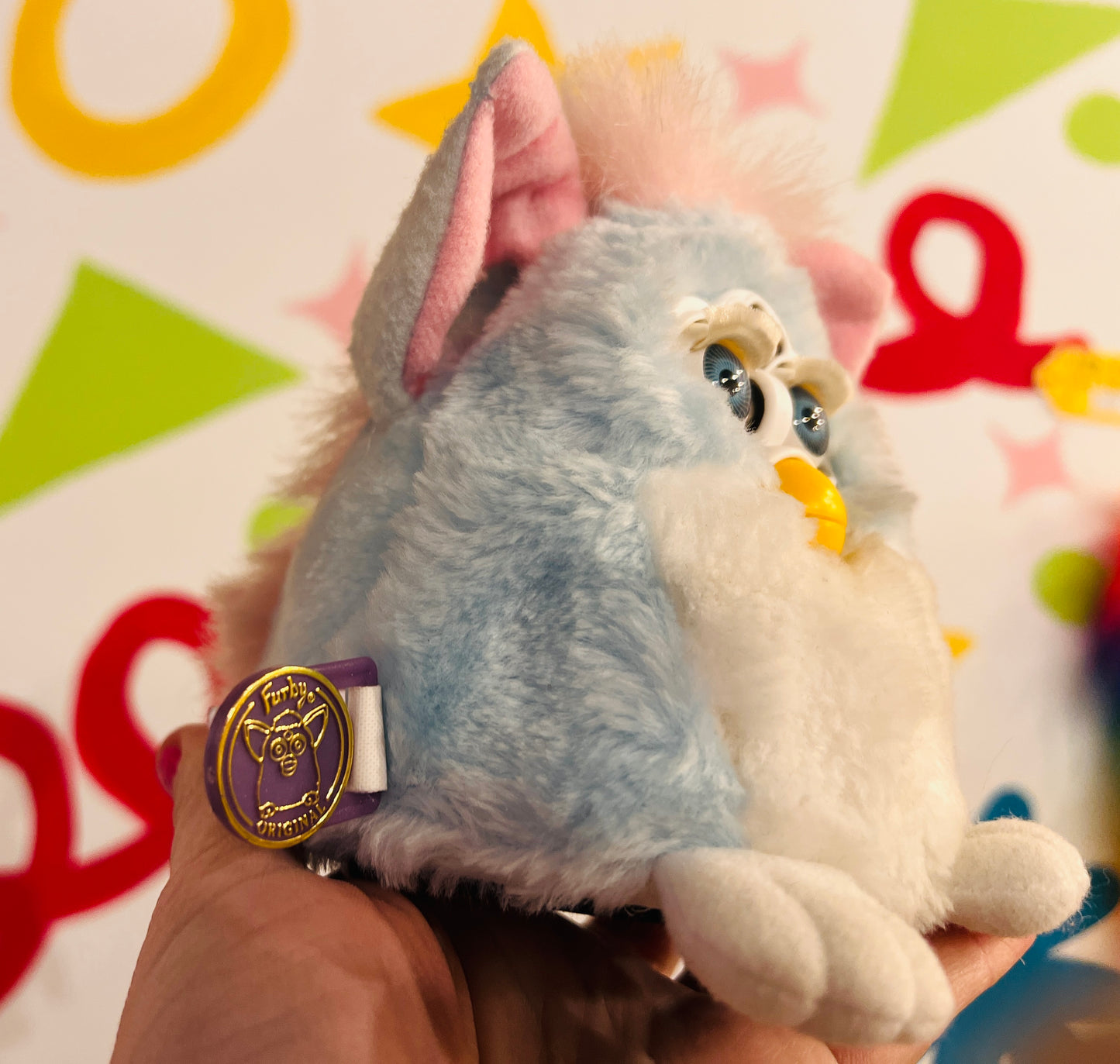 1999 Boxed Baby Blue Furby Baby - Working with voice!