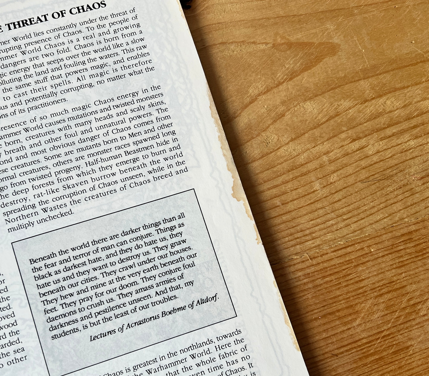 1992 Warhammer Battle Bestiary book by Games Workshop