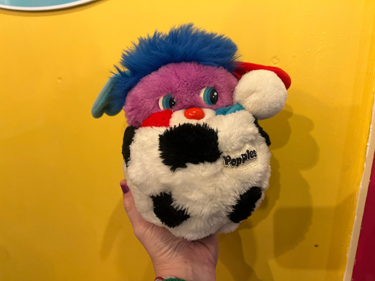 1986 Big Kick Popples football plush