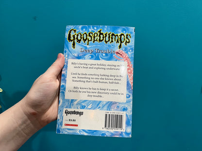 Deep Trouble Goosebumps book