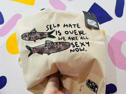 Self Hate is over Daze tote bag