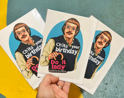 Ch'it's Your Birthday funny tiktok inspired card