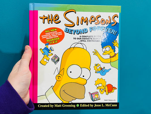 The Simpsons Beyond Forever! hardback book