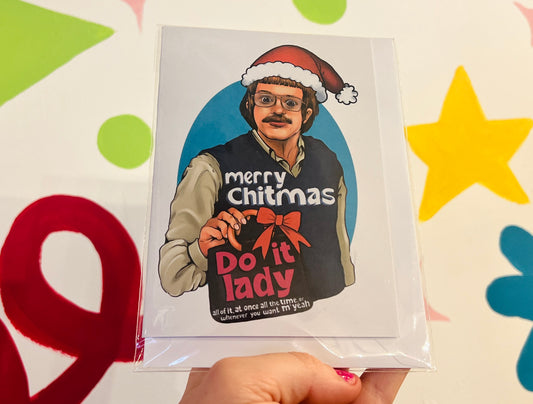 Merry Chitmas funny tiktok inspired Christmas card