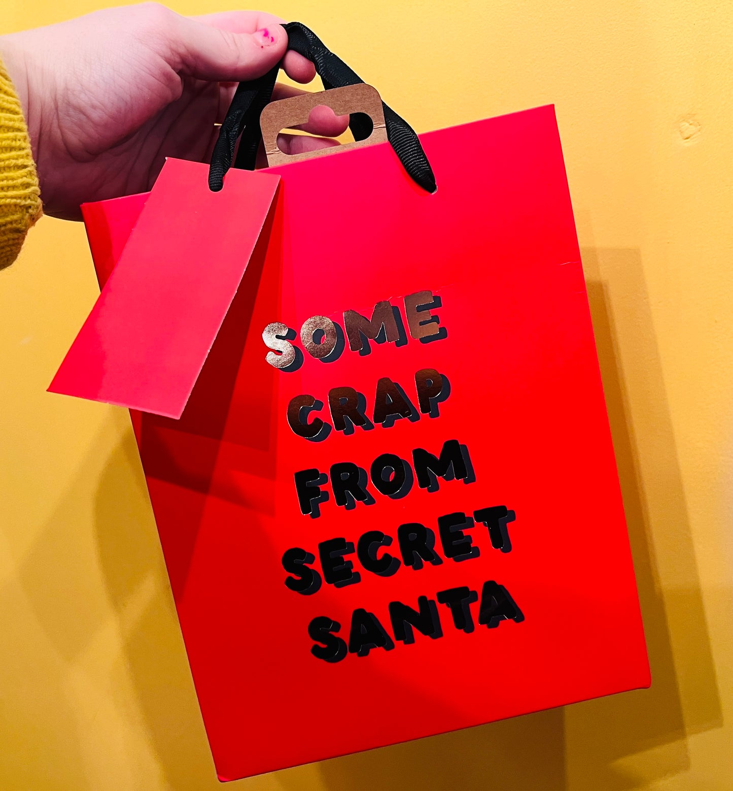 Crap from Secret Santa mini gift bag