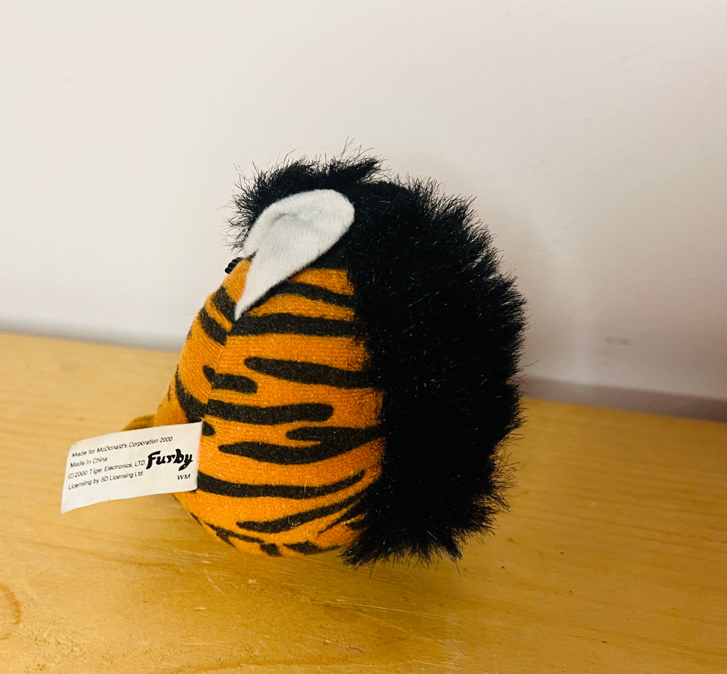 Tiger print McDonalds 2001 Furby toy