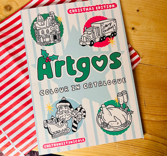 Christmas Artgos Nostalgia Colouring Book