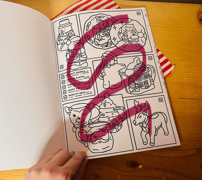 Christmas Artgos Nostalgia Colouring Book