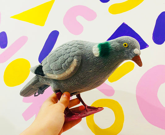 Fuzzy Pigeon Pals - lifelike pigeon props