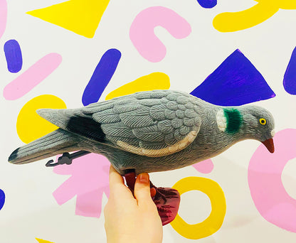 Fuzzy Pigeon Pals - lifelike pigeon props