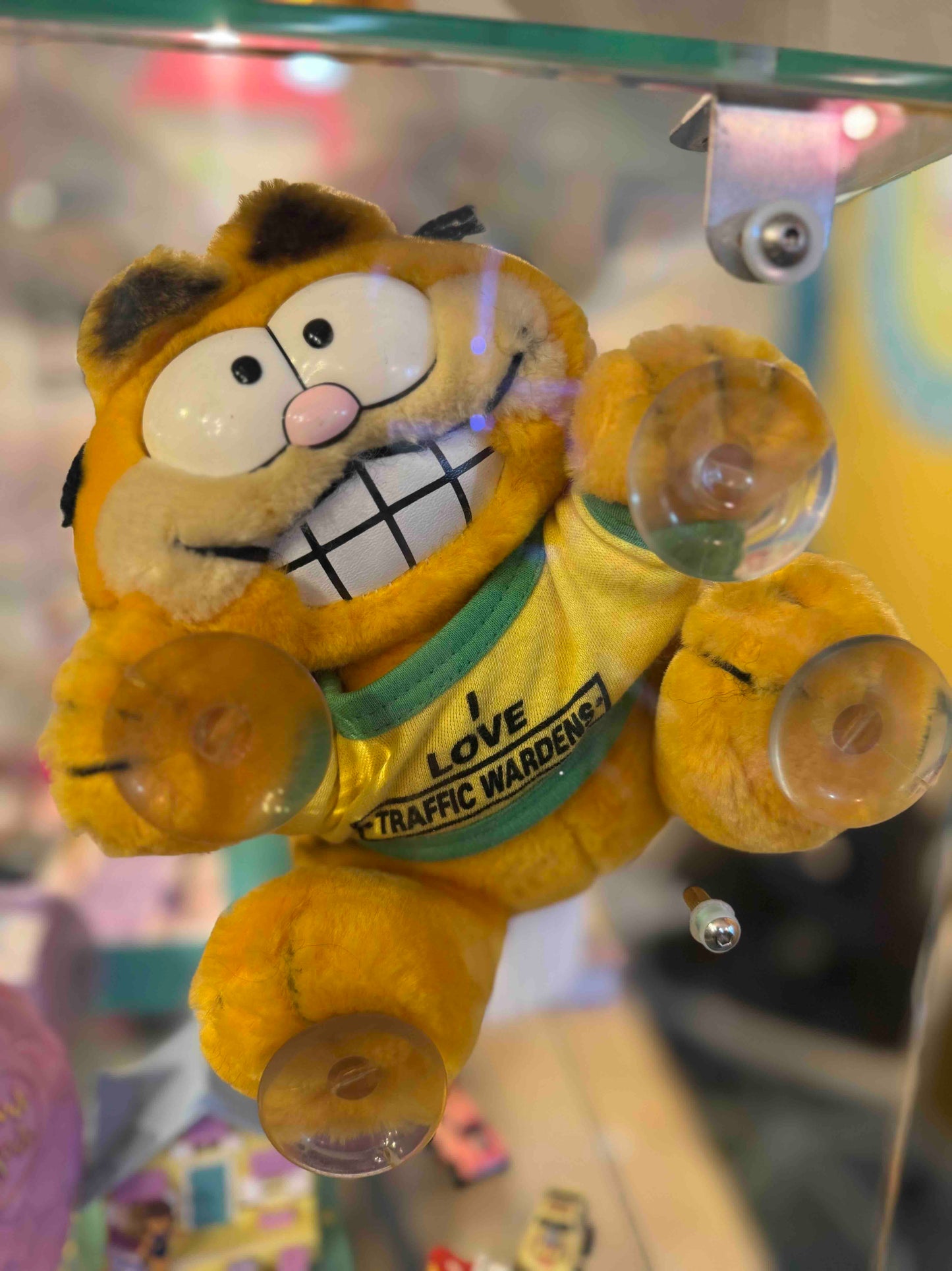 1978 Vintage Dakin Garfield Stuck On You Plush With Suction Cups